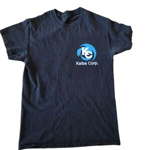 Vintage Kaiba Corporation Unpaid Intern  Yu-Gi-Oh! Black T-Shirt Size S